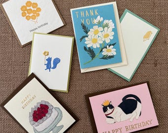 Tarjeta de mensaje de regalo (escrita a mano e incluida en su pedido)