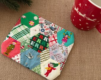 EPP Christmas Decor/ Mug rug