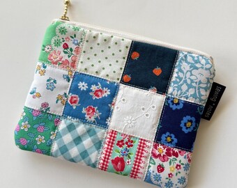 Bolsa de patchwork hecha a mano