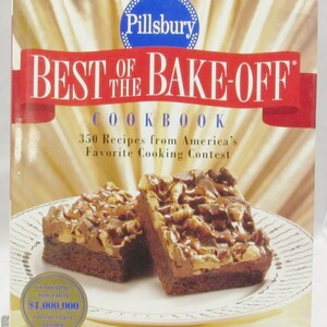 Pillsbury Best Of The Bake-Off Cookbook 350 Recipe Hardcover Edition -J5