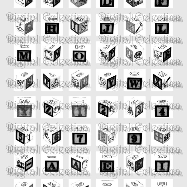 1x1 Inchies - Etsy