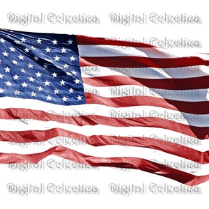 May include: A red, white, and blue American flag waving in the wind. The flag is tattered and faded, showing signs of wear and tear.