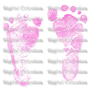 Baby Footprints (Pink) Transparent Image. PNG Baby Footprints. Baby Feet Images. Baby Girl Baby Footprint Clipart. Footprint Scrapbook.