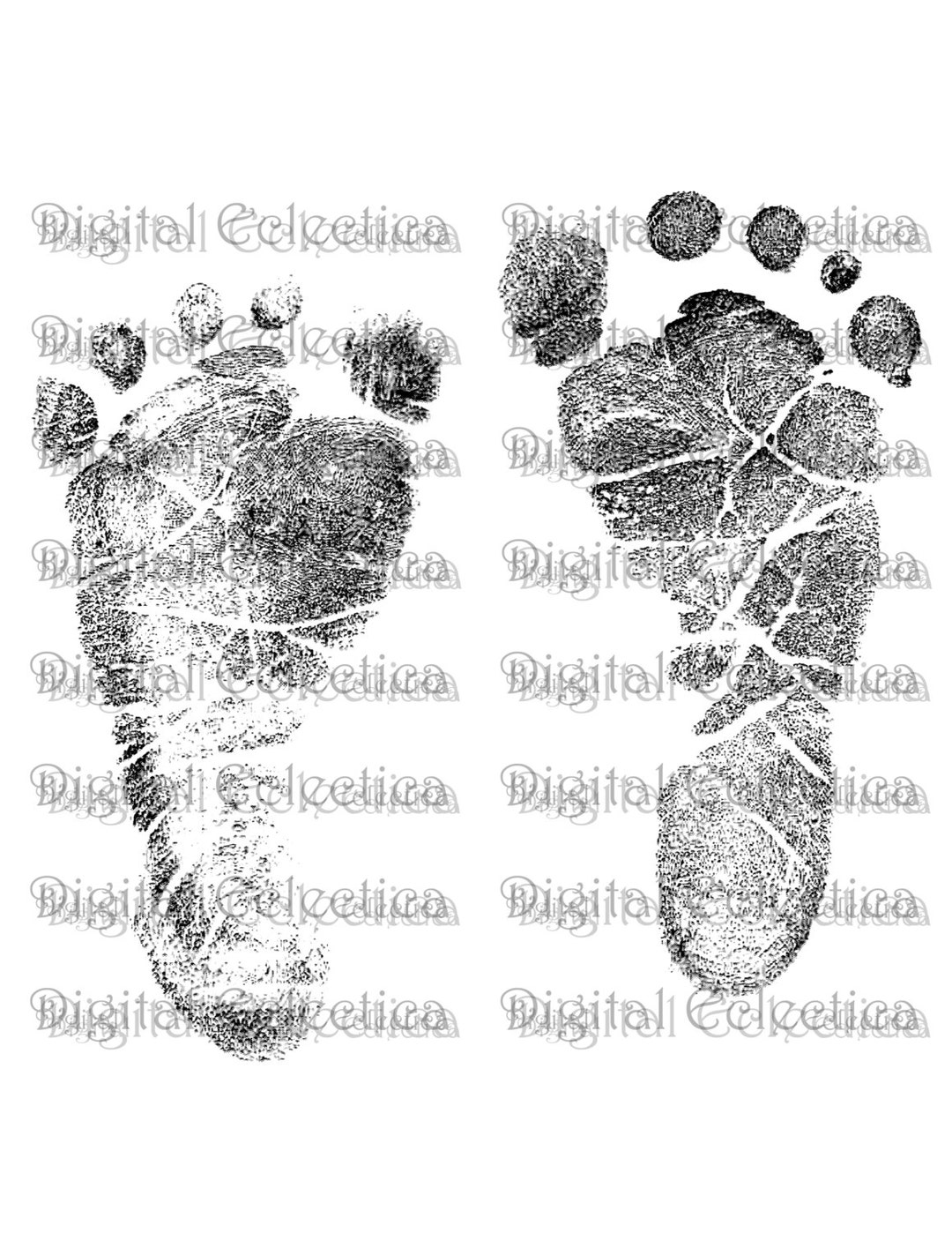 Baby Footprints Transparent Image. PNG Baby Footprints. Baby Feet