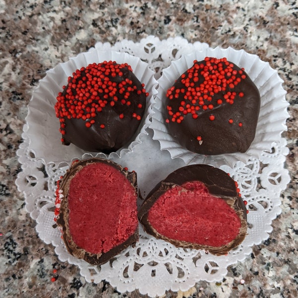 Raspberry Creme Truffles