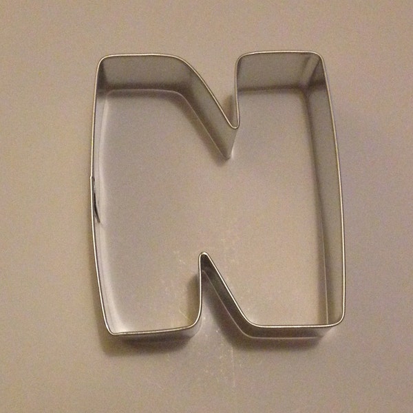 3" Letter N Cookie Cutter