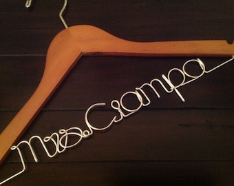 SUPER SALE Wedding Hanger/Personalized Wedding Hanger/Bride Hanger/Hanger/Bride/Name Hanger/Wedding Hanger/Custom Hanger.