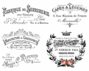 French Transfer Etsy