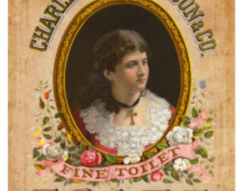 VinTaGe IMaGe ViCToRiaN WoMeN PoRTraiT OVaLs ShaBby WaTerSLiDe DeCALs