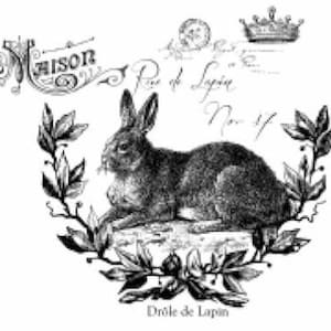 Vintage Image French Advertising Labels Furniture Transfers Waterslide ...