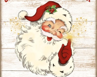 Vintage Grunge Wood Background Santa's Workshop, North Pole, Toys, Farmhouse Art Prints, Vintage Signs, Country Home Decor Digital Download
