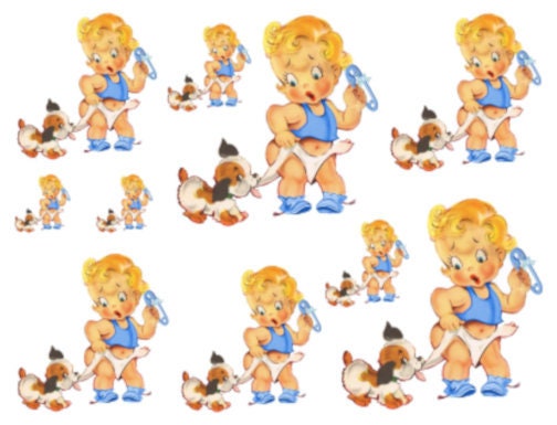 Décalcomanies Vintage Animaux Pour Crèche Bébé - Modèle AN583 Grand Ou Petit, Neuf