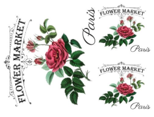 Vintage Image French Advertising Labels Roses Transfers Flower - Etsy
