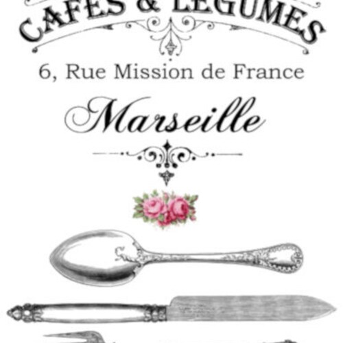 Vintage French Advertising Labels Furniture Transfers Etsy