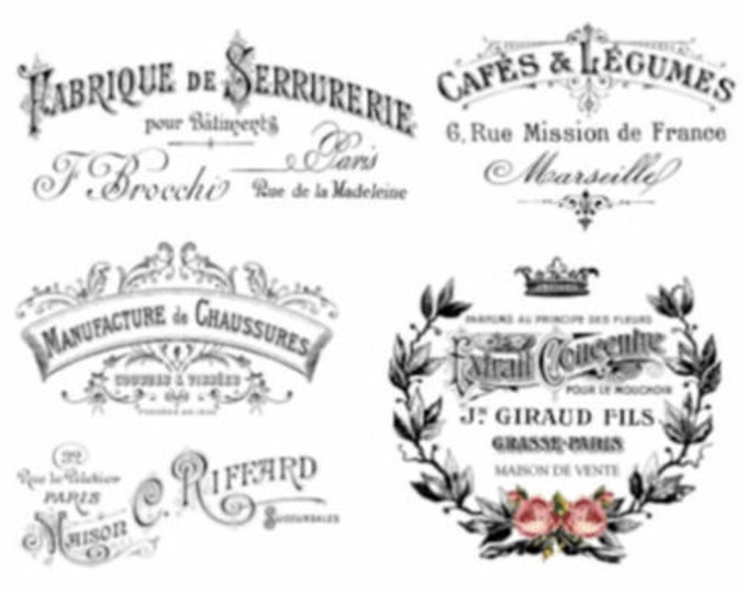 Rub on French Furniture Transfer by Redesign With Prima - Etsy