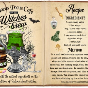 Vintage Grunge Gothic, Halloween, Potions, Spells, Witches Brew, Farmhouse Art Prints, Vintage Signs, Country Home Decor Digital Download