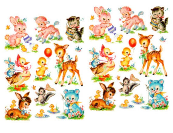 VinTaGe IMaGe NuRSeRY TeDdY BeaR & WaGoN WiTH BaBY SHaBbY WaTerSLiDe DeCALs VinTaGe IMaGe NuRSeRY TeDdY BeaR & WaGoN WiTH BaBY SHaBbY WaTerSLiDe DeCALs