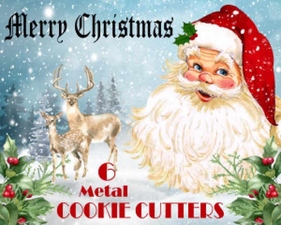 Vintage Image Christmas Cookie Cutters Advertising Baking - Etsy