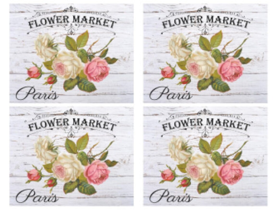 Vintage Image French Advertising Labels Roses Transfers Flower - Etsy