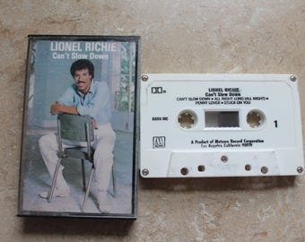 Cinta de casete de Lionel Richie "Can't Slow Down" 1983