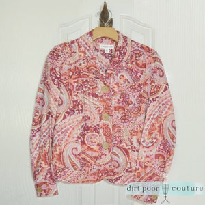 Colorful Grandmacore Paisley Jacket