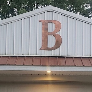 Metal LETTER, HUGE Metal letter, Barn letter