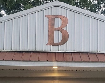 Metal LETTER, HUGE Metal letter, Barn letter