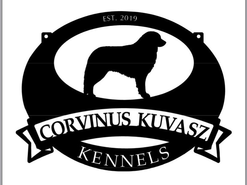 Metal Dog Sign Dog Kennel Sign Customizable Dog Sign Etsy