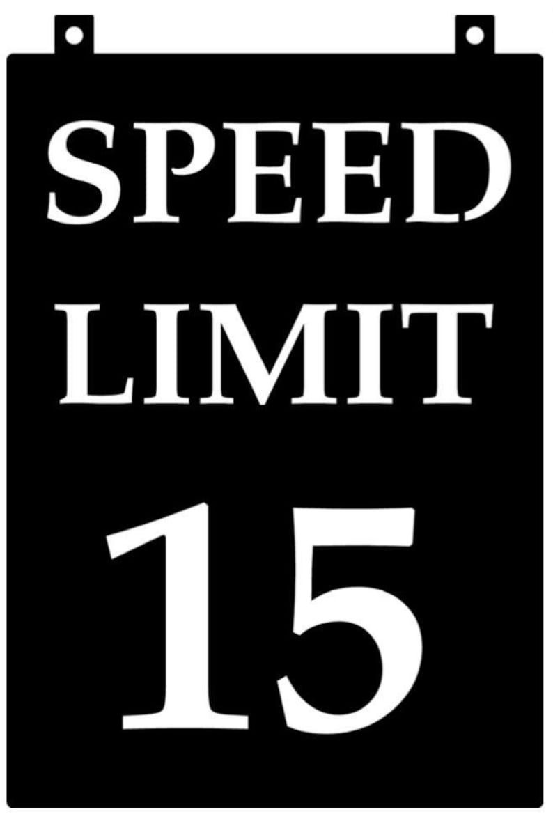 Speed Limit Sign Metal Custom Garage Wall Art Man Cave Gift ...