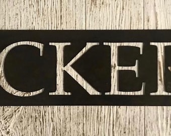 Custom metal  sign
