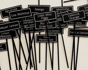 Metal Plant Marker Garden Stake Memorial Tree Grave Sign Pet Tribute Landscape Outdoor Custom Name Personalized Label Identification Tag
