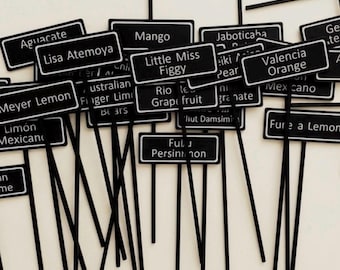 Plant Marker Garden Stake Orchard Sign Tree Grave Sign Pet Tribute Landscape Outdoor Custom Name Personalized Label Identification Tag