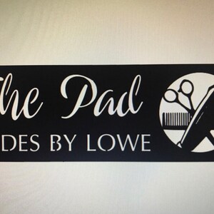 Barber Shop sign, metal barber sign