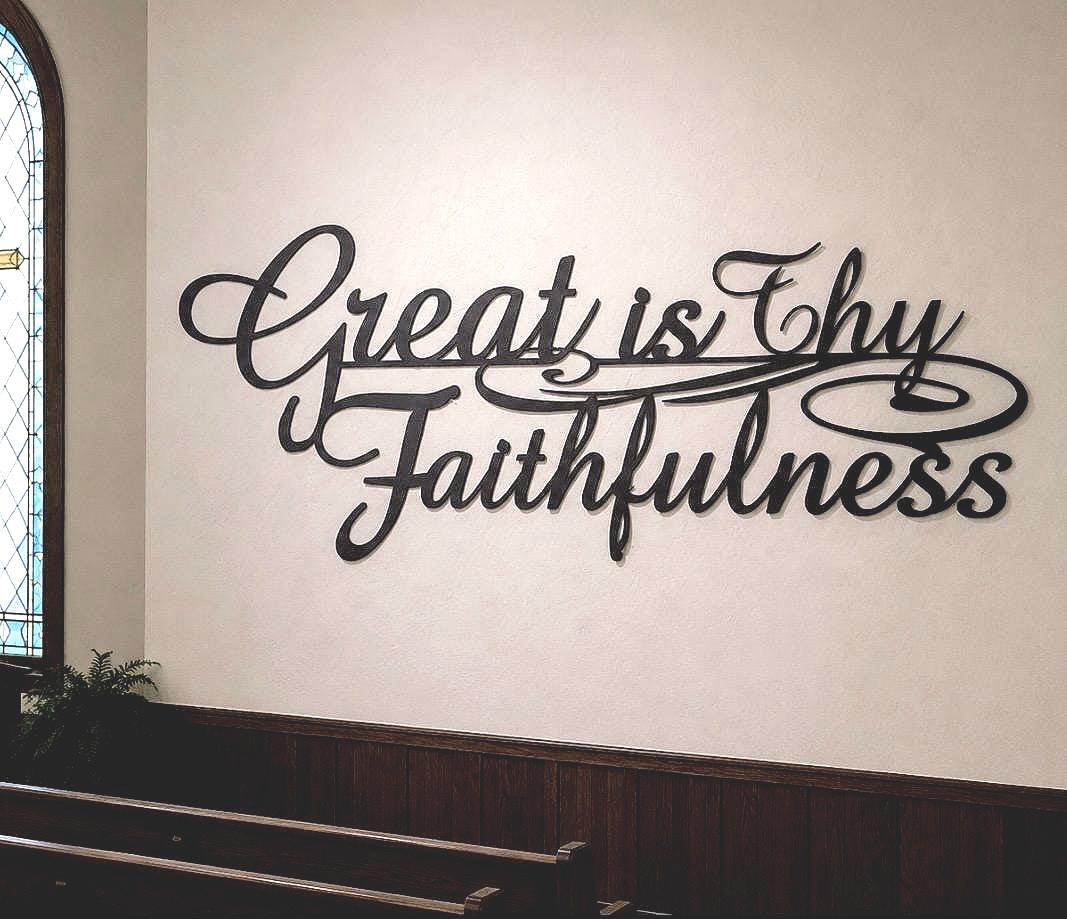 Scripture Wall Art Metal Signs Christian Home Faith Display Words ...
