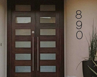 METAL HOUSE NUMBERS 6 inch or 8 inch or 10 inch or 12 inch, elegant metal house numbers