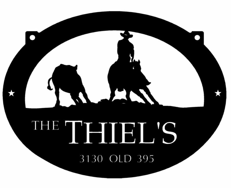 Metal RODEO TEAM ROPING Sign - Etsy