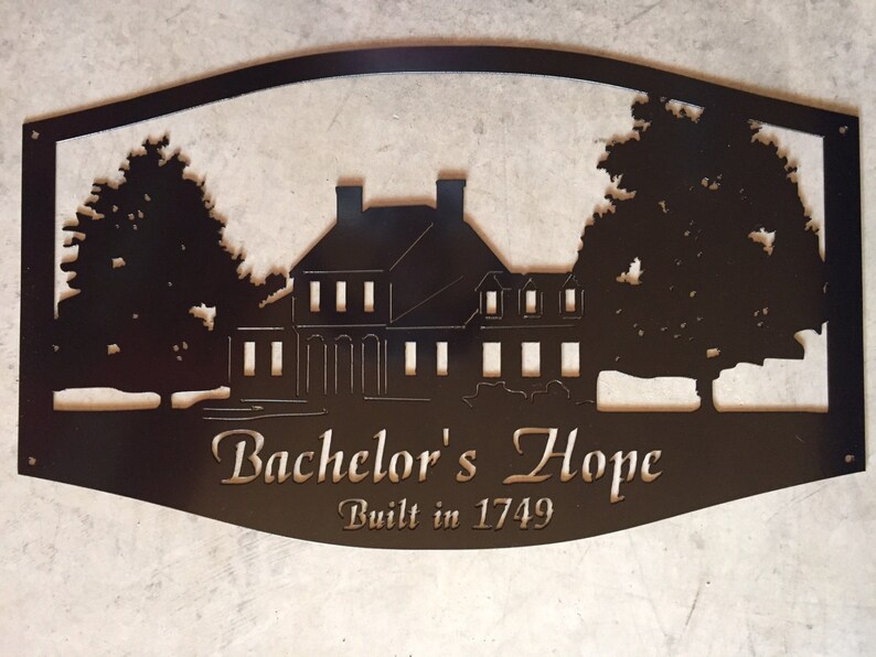 Custom metal house sign customized home sign laser cut Etsy