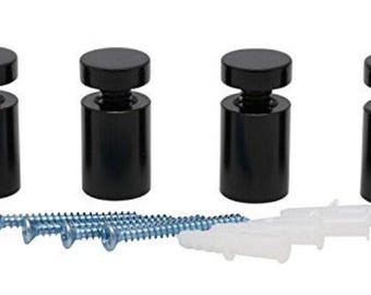Mounting Hardware Stainless Steel Sign Standoff Bracket Floating Display Spacer Set Aluminum Fastener Wall Post Acrylic Panel Photo Mount