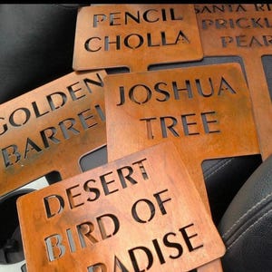 Metal Plant Marker Garden Stake Memorial Tree Grave Sign Pet Tribute Landscape Outdoor Custom Name Personalized Label Identification Tag image 12