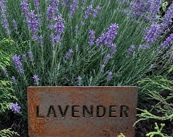 Metal Plant Marker Garden Stake Memorial Tree Grave Sign Pet Tribute Outdoor Custom Name Personalized Label Identification Tag Landscape