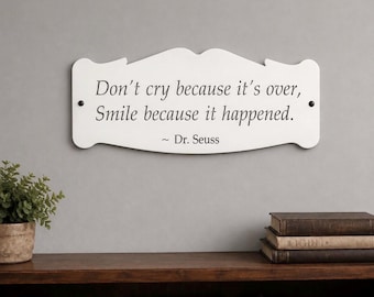 Inspirational Wall Art Metal Sign Quote Plaque Farewell Gift Idea Graduation Goodbye Present Moving Away Memento Office Hanging Mottos