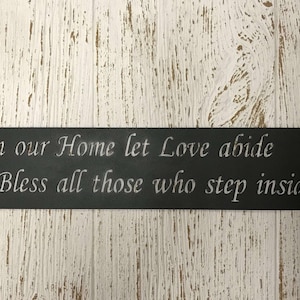 &quot;In unserem Haus lassen Sie die Liebe BLEIBEN.&quot;