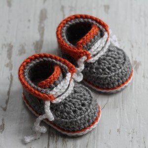 CROCHET PATTERN Baby Boys Modern Cool Booties "Taika Boot" Crochet Patterns for babies boys  English Language Only