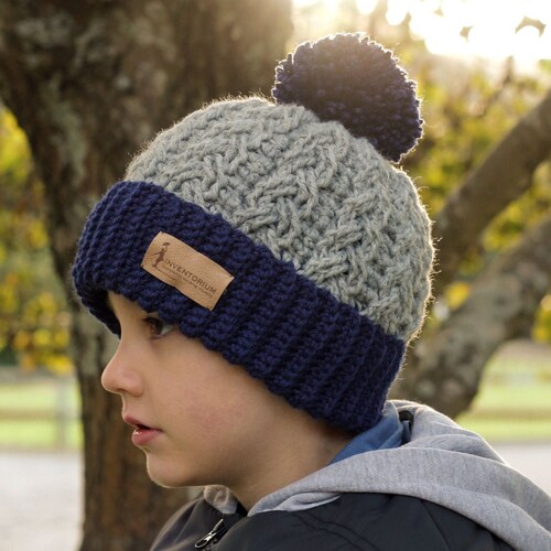 CROCHET PATTERN carter Cable Beanie 