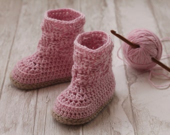 CROCHET PATTERN - "Basketweave Toddler" - toddler slipper crochet pattern,  Sizes US 5-8 Pdf