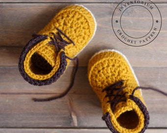 CROCHET PATTERN - "Tymber Toddler" - Crochet Slipper Pattern, Toddler Sizes US 5-8    English Language Only