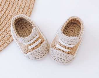 CROCHET PATTERN Baby Boys Booties "Crete" Sneaker trending baby shower ideas