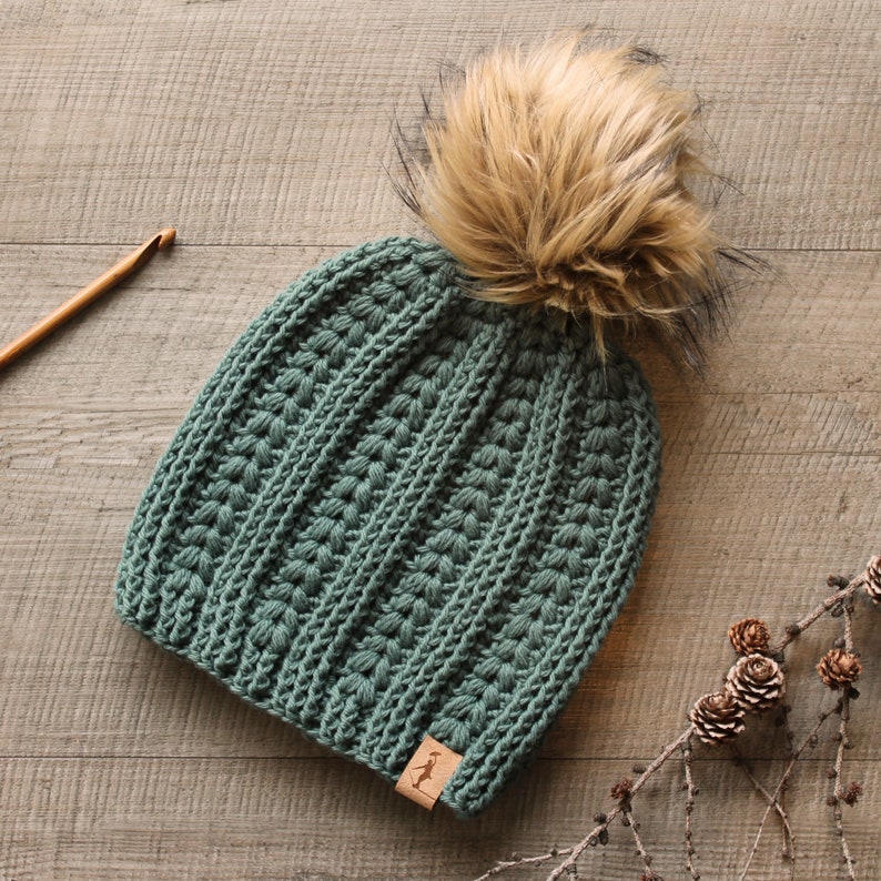 CROCHET PATTERN Sven Beanie medium 4 yarn crochet Etsy