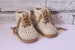CROCHET PATTERN for Baby Boys 'Combat' Boot Crochet Pattern, Beige Crochet Baby Army Boots, street shoes    English Language Only 