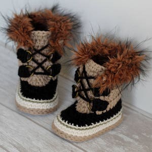 CROCHET PATTERN Summit Snowboots Intrepid Boots PATTERN only English Language Only image 3